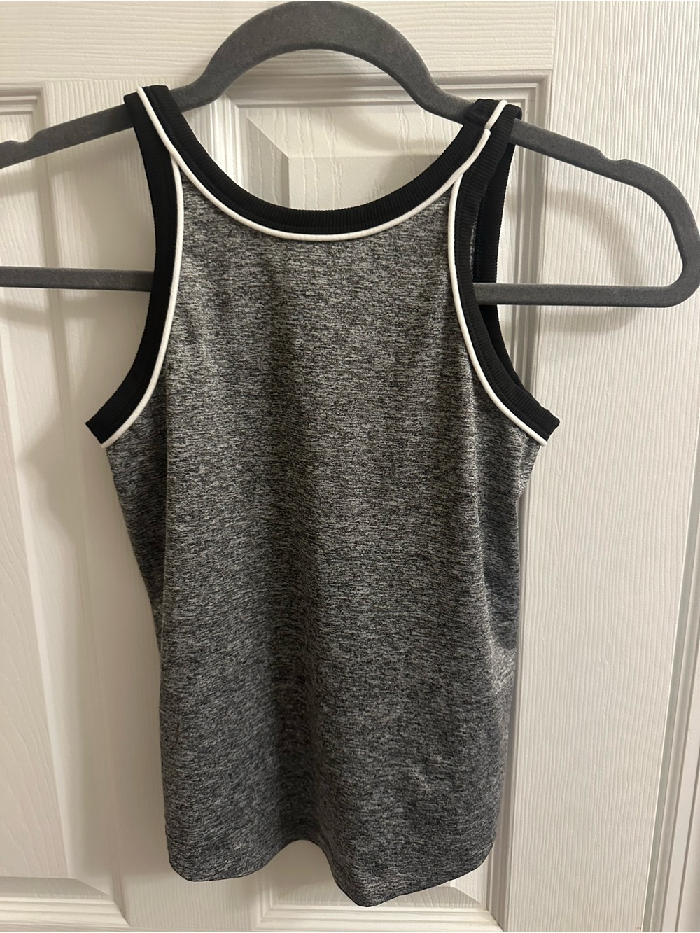 Justice Girls J-Sport Essential Tank Top Size 10 M Gray Sleeveless